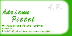 adrienn pittel business card